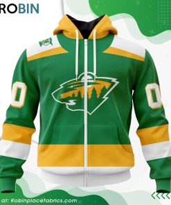 NHL Minnesota Wild 2023-24 Alternate Kits Hoodie