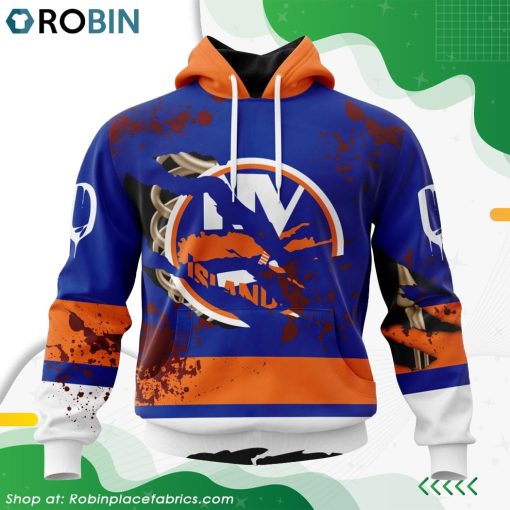 NHL New York Islanders Specialized Design Jersey With Your Ribs For Halloween Hoodie