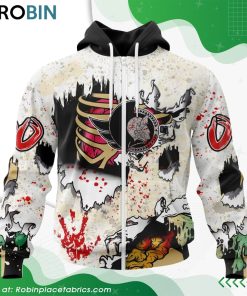 NHL Ottawa Senators Zombie Style For Halloween Hoodie
