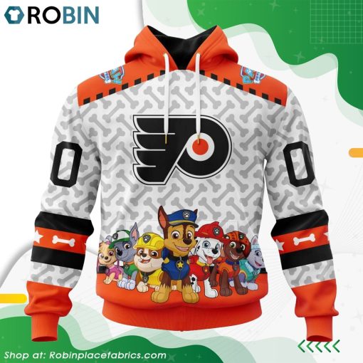 NHL Philadelphia Flyers PawPatrol Design Hoodie
