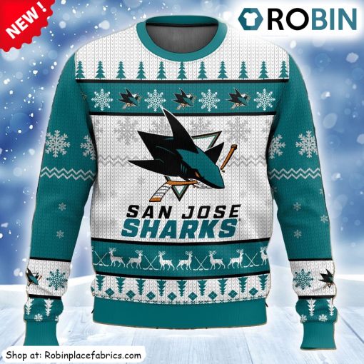 Nhl San Jose Sharks Ugly Christmas Sweatshirt, Sweater