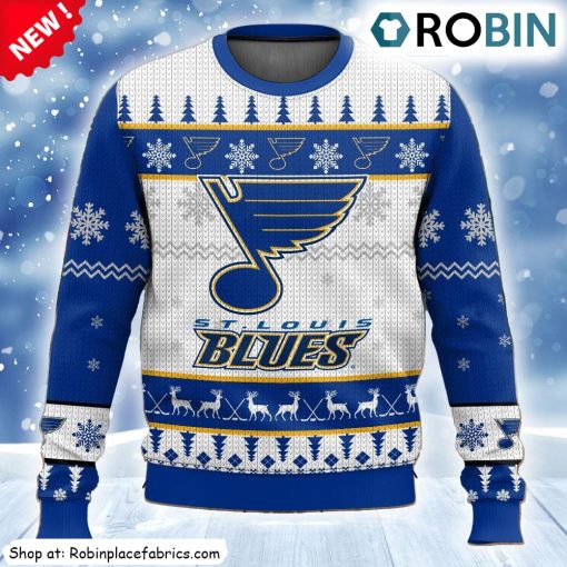 Nhl St Louis Blues Ugly Christmas Sweatshirt, Sweater