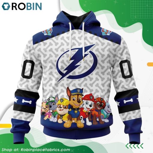 NHL Tampa Bay Lightning PawPatrol Design Hoodie