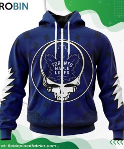 NHL Toronto Maple Leafs Grateful Dead Design Hoodie