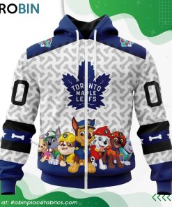 NHL Toronto Maple Leafs PawPatrol Design Hoodie