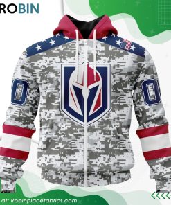 NHL Vegas Golden Knights Camo Design For Veterans Day Hoodie NHL Vegas Golden Knights Camo Design For Veterans Day Hoodie
