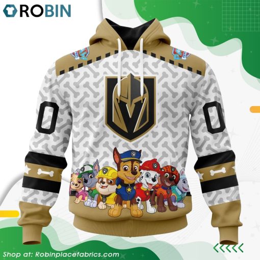 NHL Vegas Golden Knights PawPatrol Design Hoodie