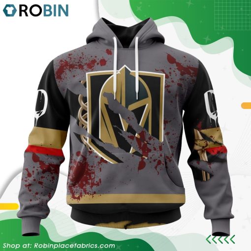 NHL Vegas Golden Knights Specialized Design Jersey With Your Ribs For Halloween Hoodie