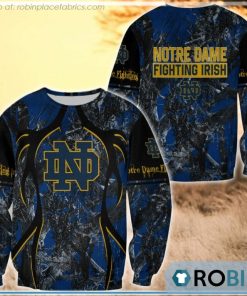 Notre Dame Fighting Irish Hunting Pattern All Over Print Sweatshirt