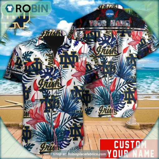Notre Dame Fighting Irish Tropical Design Hawaiian Shirt