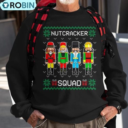 Nutcracker Squad Ballet Dance Christmas Matching Family Ugly Christmas Sweatshirt