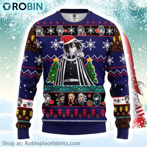 Obanai Iguro Demon Slayer Anime Ugly Christmas Sweater