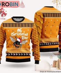 Oh Christmas Bee Yellow Ugly Christmas Sweater