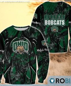 Ohio Bobcats Hunting Pattern All Over Print Sweatshirt