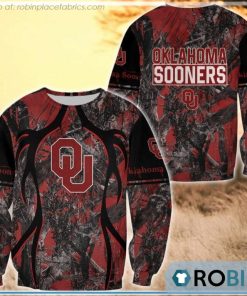 Oklahoma Sooners Hunting Pattern All Over Print Sweatshirt