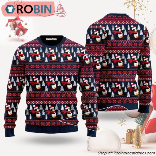 Penguins Im So Cool Ugly Christmas Sweater