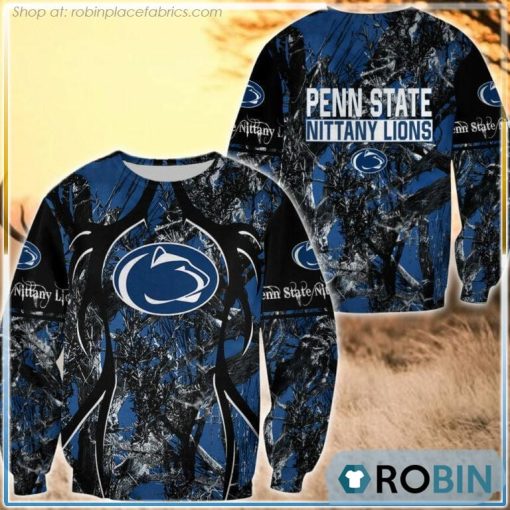 Penn State Nittany Lions Hunting Pattern All Over Print Sweatshirt