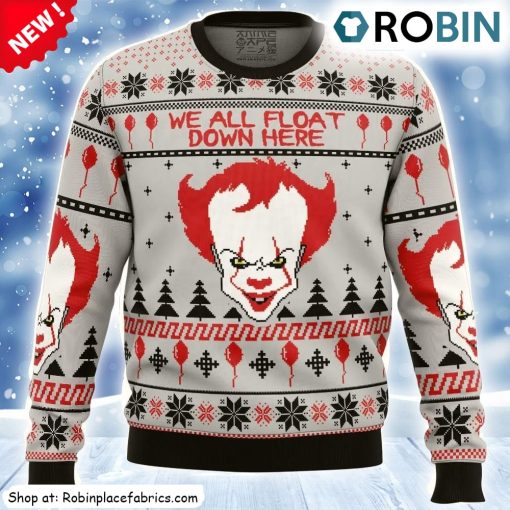 Pennywise It Ugly Christmas Sweatshirt, Sweater