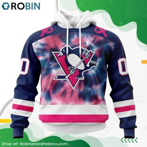 Personalized NHL Pittsburgh Penguins Pink Fight Breast Cancer Hoodie