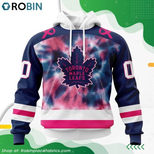 Personalized NHL Toronto Maple Leafs Pink Fight Breast Cancer Hoodie
