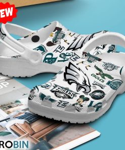 Philadelphia Eagles Go Green 3D Print Classic Crocs