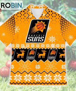 Phoenix Suns Ugly Christmas Design Short Sleeve Shirt