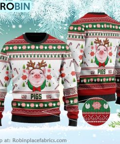 Pig Christmas Ugly Sweater Pig Christmas Gift Pig Christmas Shirt