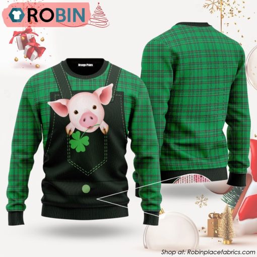 Pig Farm St Patricks Day Ugly Christmas Sweater