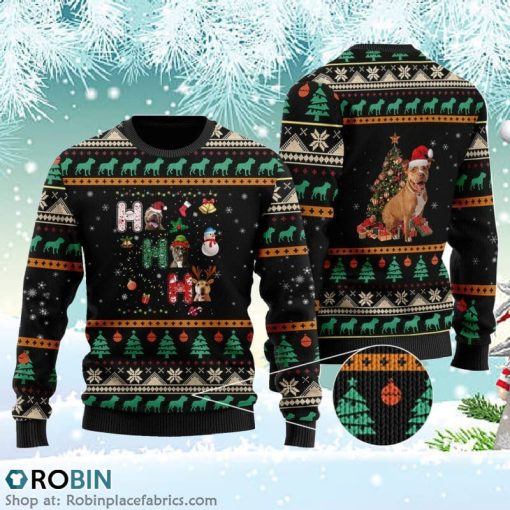 Pitbull Christmas Ugly Christmas Sweater