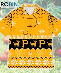 Pittsburgh Pirates Ugly Christmas Design Short Sleeve Shirt