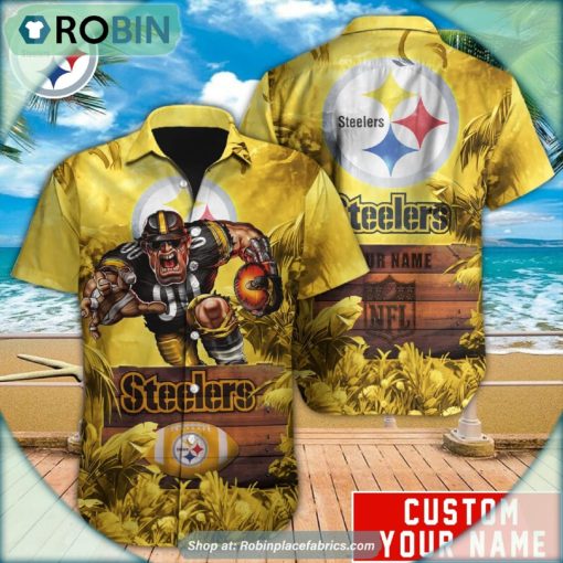 Pittsburgh Steelers Mascot Football NFL Hawaiian Shirt