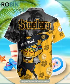 Pittsburgh Steelers Tiki Man NFL Hawaiian Shirt Pittsburgh Steelers Tiki Man NFL Hawaiian Shirt