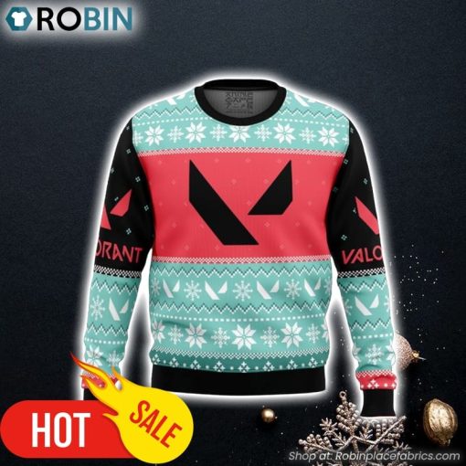 Play As One Valorant Ugly Christmas Sweater 3D For Men and Women