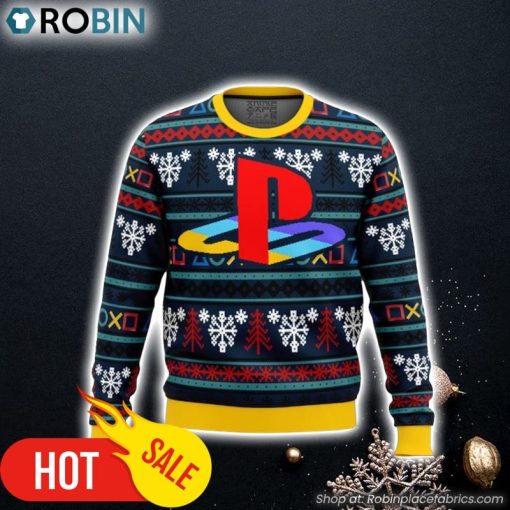 Playstation Ugly Christmas Sweater 3D For Men and Women