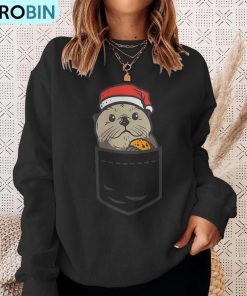 pocket-sea-otter-santa-cookie-cute-animal-christmas-pet-ugly-christmas-sweatshirt-4