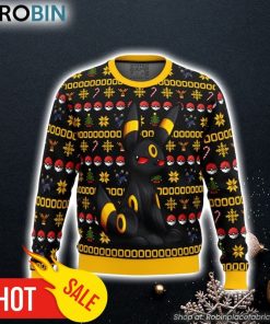 Pokemon Christmas Umbreon Ugly Christmas Sweater 3D For Men and Women
