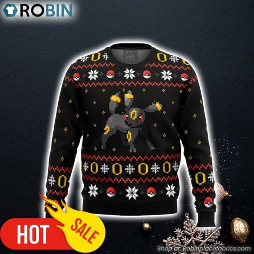 Pokemon Ring of Umbreon Ugly Christmas Sweater 3D For Men and Women