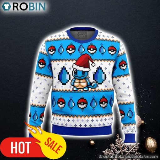 Pokemon Squirtle Ugly Christmas Sweater 3D For Men and Women