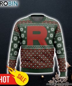 Pokemon Team Rocket Ugly Christmas Sweater 3D For Men and Women