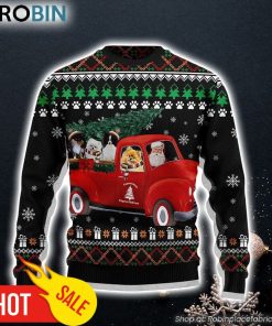 Pomeranian And Red Truck Dog Lover Ugly Christmas Sweater Dog Memorial Gift Pomeranian And Red Truck Dog Lover Ugly Christmas Sweater Dog Memorial Gift