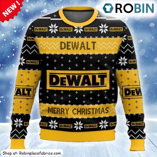 Power Tools Dewalt Ugly Christmas Sweatshirt, Sweater