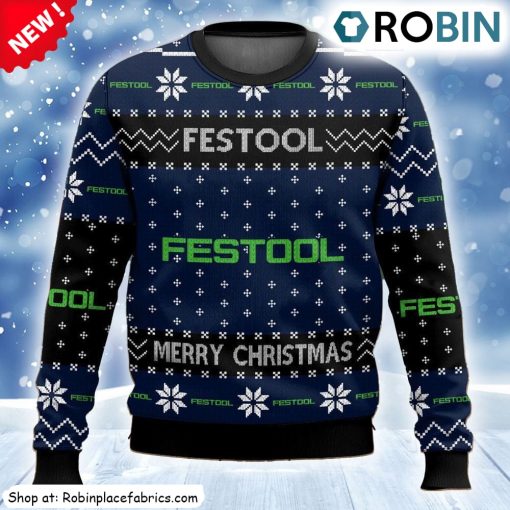 Power Tools Festool Ugly Christmas Sweatshirt, Sweater