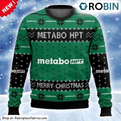Power Tools Metabo Hpt Ugly Christmas Sweatshirt, Sweater