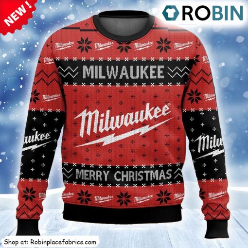 Power Tools Milwaukee Ugly Christmas Sweatshirt, Sweater