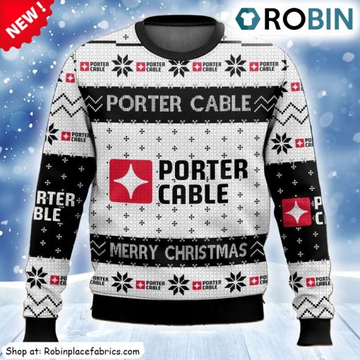 Power Tools Porter Cable Ugly Christmas Sweatshirt, Sweater