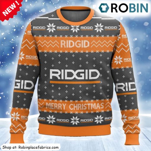 Power Tools Ridgid Ugly Christmas Sweatshirt, Sweater