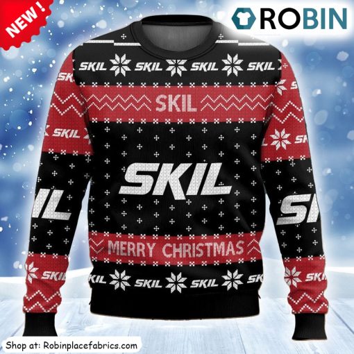Power Tools Skil Ugly Christmas Sweatshirt, Sweater