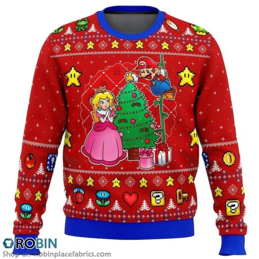 Princess And Guy Gamer Christmas Ugly Sweater 3D Printed