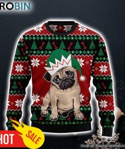 Pug Cute Dog Lover Best Gift Ugly Christmas Sweater Christmas Gift For Friends