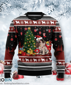 Pug Merry Christmas Dog Mom Gift Dog Lover Ugly Christmas Sweater